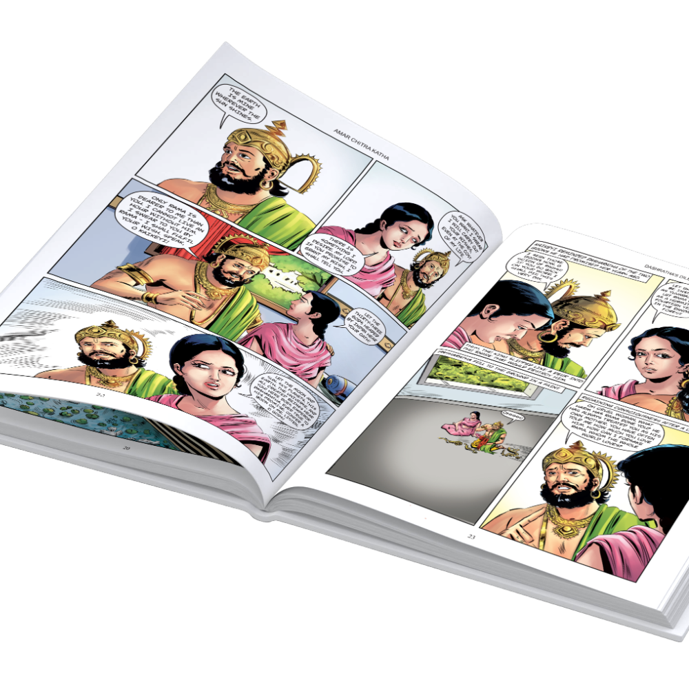 Valmiki's Ramayana - Red Special Edition of Amar Chitra Katha