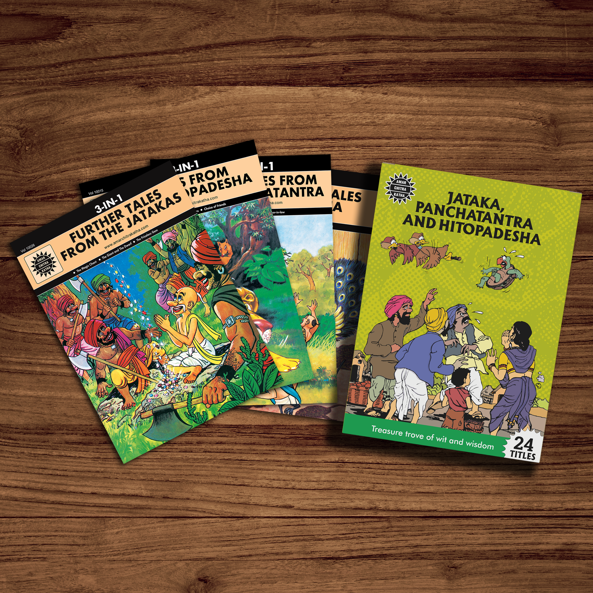 Jataka, Panchatantra and Hitopadesha Collection by Amarchitrakatha
