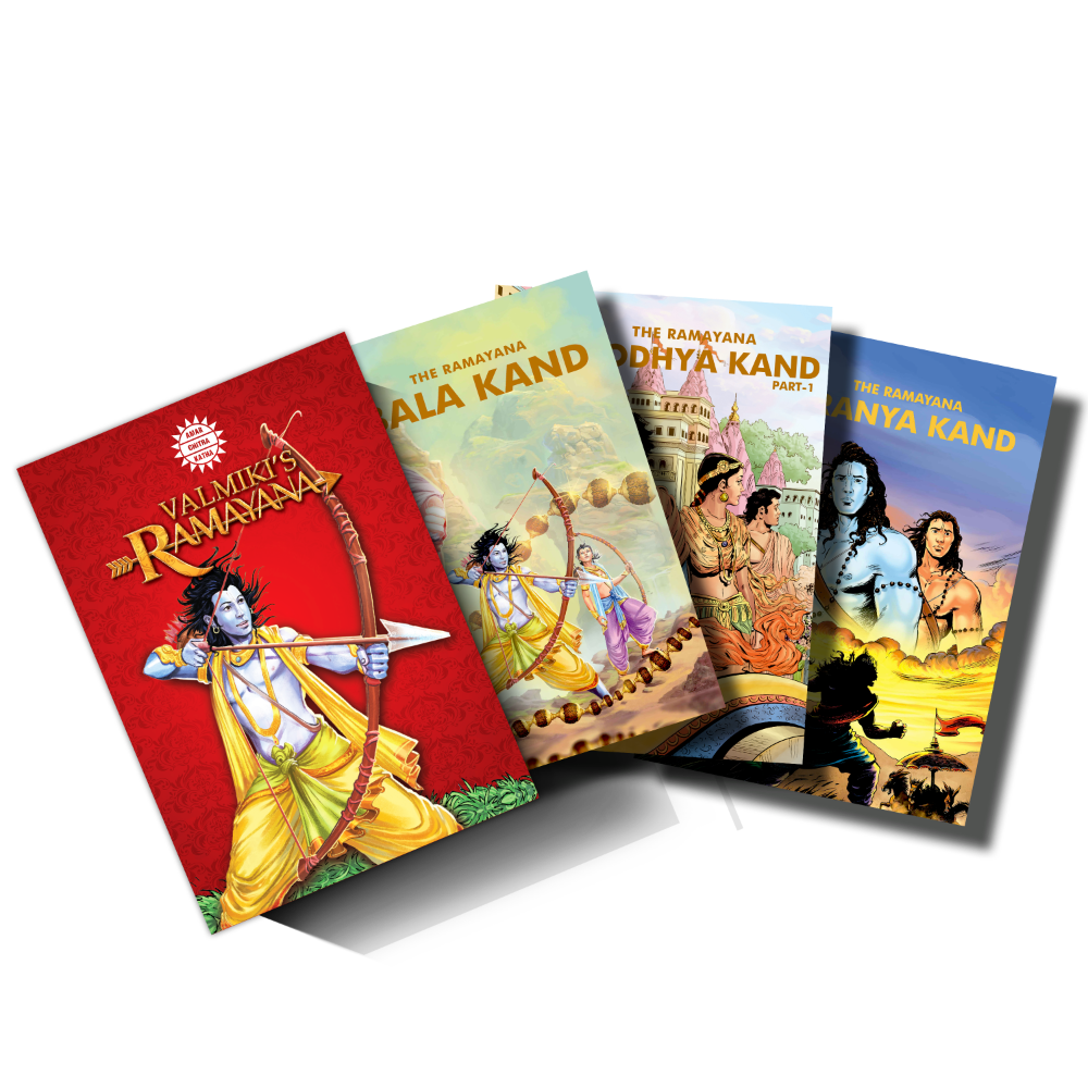 Valmiki's Ramayana - Red Special Edition of Amar Chitra Katha